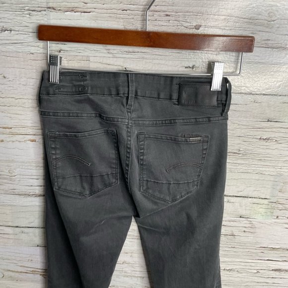G-Star Raw sz 30 3301 Contour High Skinny Black Jeans size 26 - Picture 8 of 11